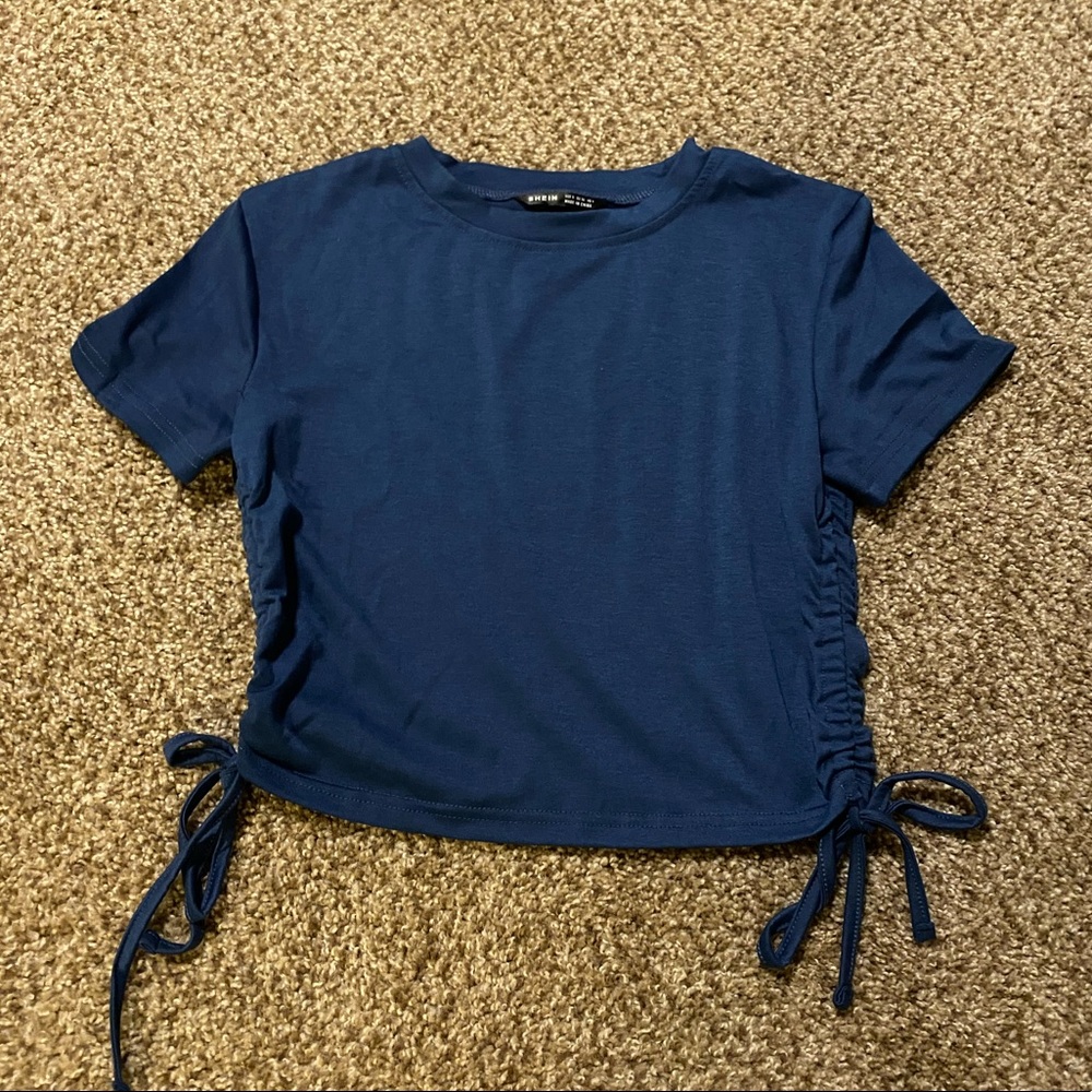 Dark blue Shein top. Size S